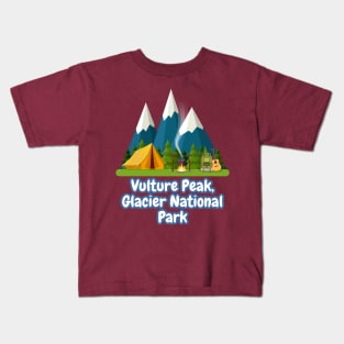 Vulture Peak, Glacier National Park Kids T-Shirt